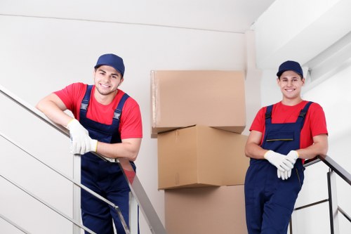 Removal team loading furniture during a Croydon home relocation