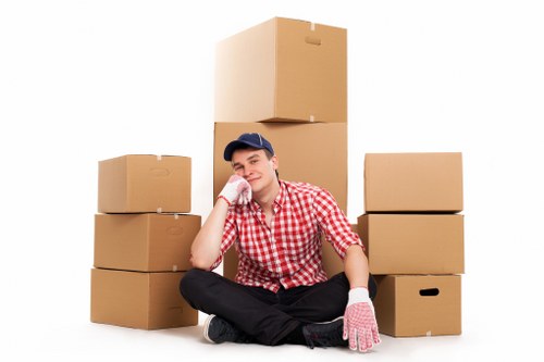 Moving truck and household items for house removals in Croydon